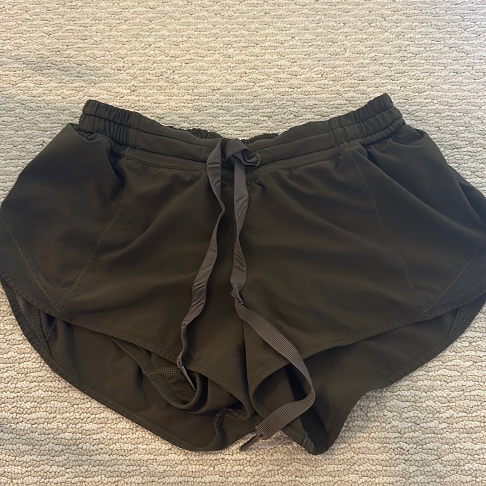 Camo green lululemon shorts